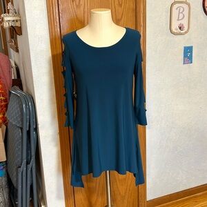 Karen T Design Blue Top - Size Small
